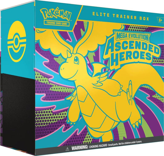 Ascended Heroes Elite Trainer Box - ME: Ascended Heroes